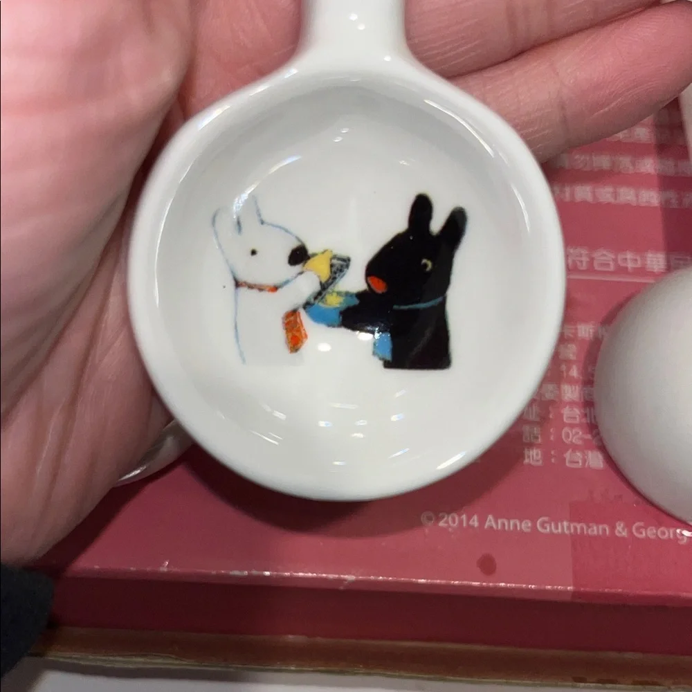 GASPARD ET LISA Ceramic spoon 5 piece set